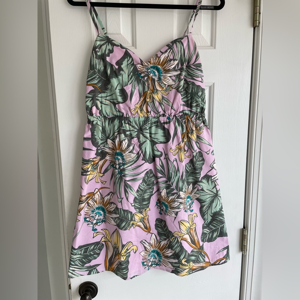 J Crew tropical dress, size medium